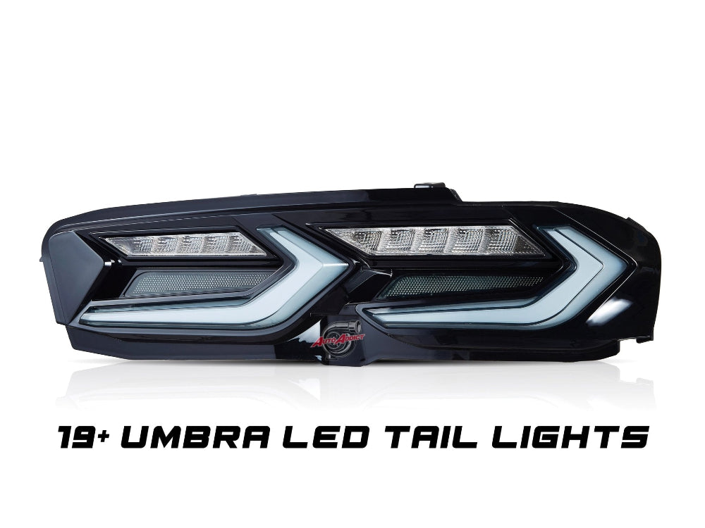 2019-2025 Chevy Camaro Umbra Smoked LED Taillights - Black Ops Auto Works