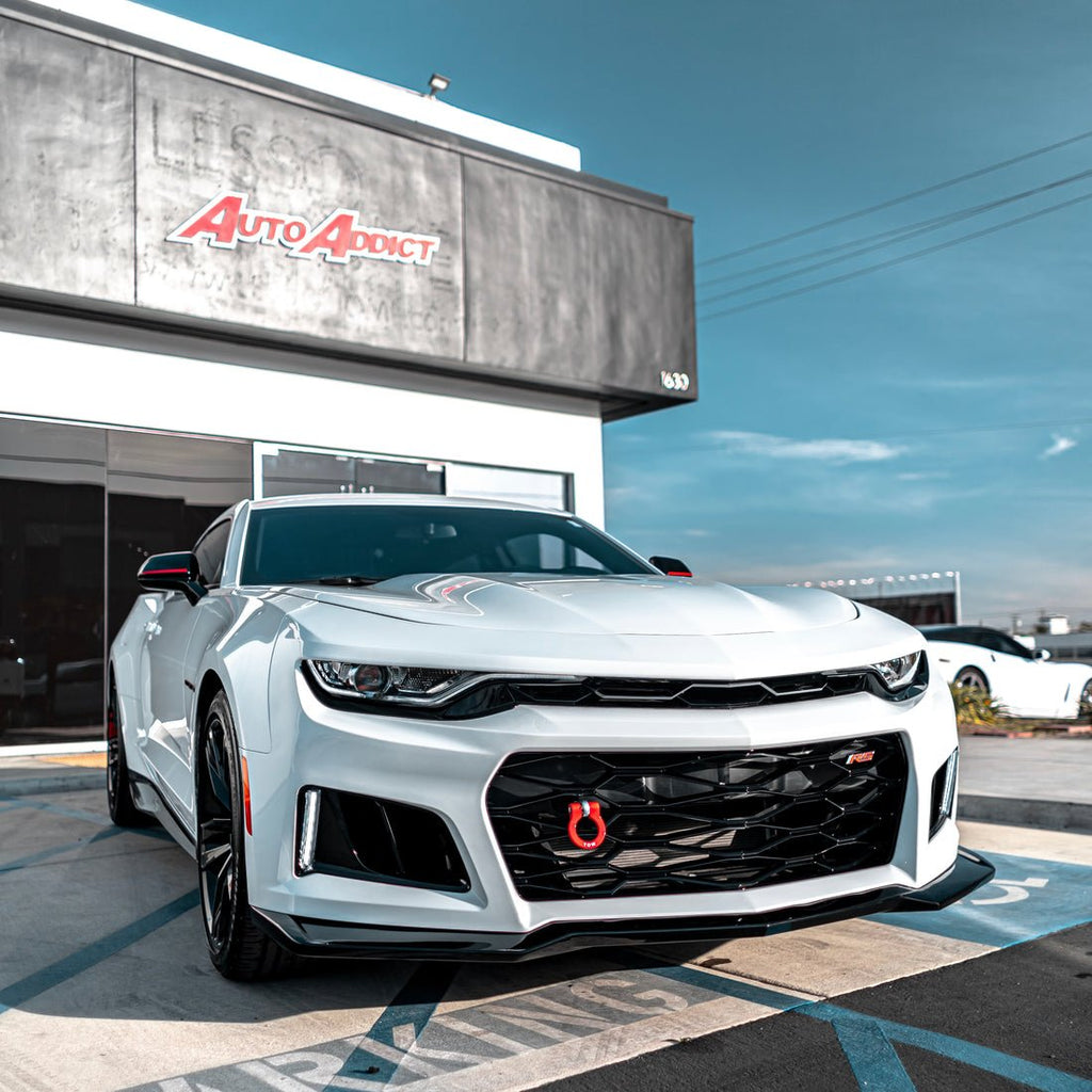 2019-2023 Chevy Camaro ZL1 Front Bumper Conversion 9pcs Full Kit w/ RS Headlights - Black Ops Auto Works