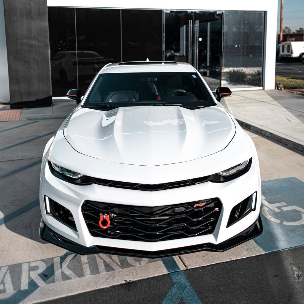 2019-2023 Chevy Camaro ZL1 Front Bumper Conversion 9pcs Full Kit w/ RS Headlights - Black Ops Auto Works