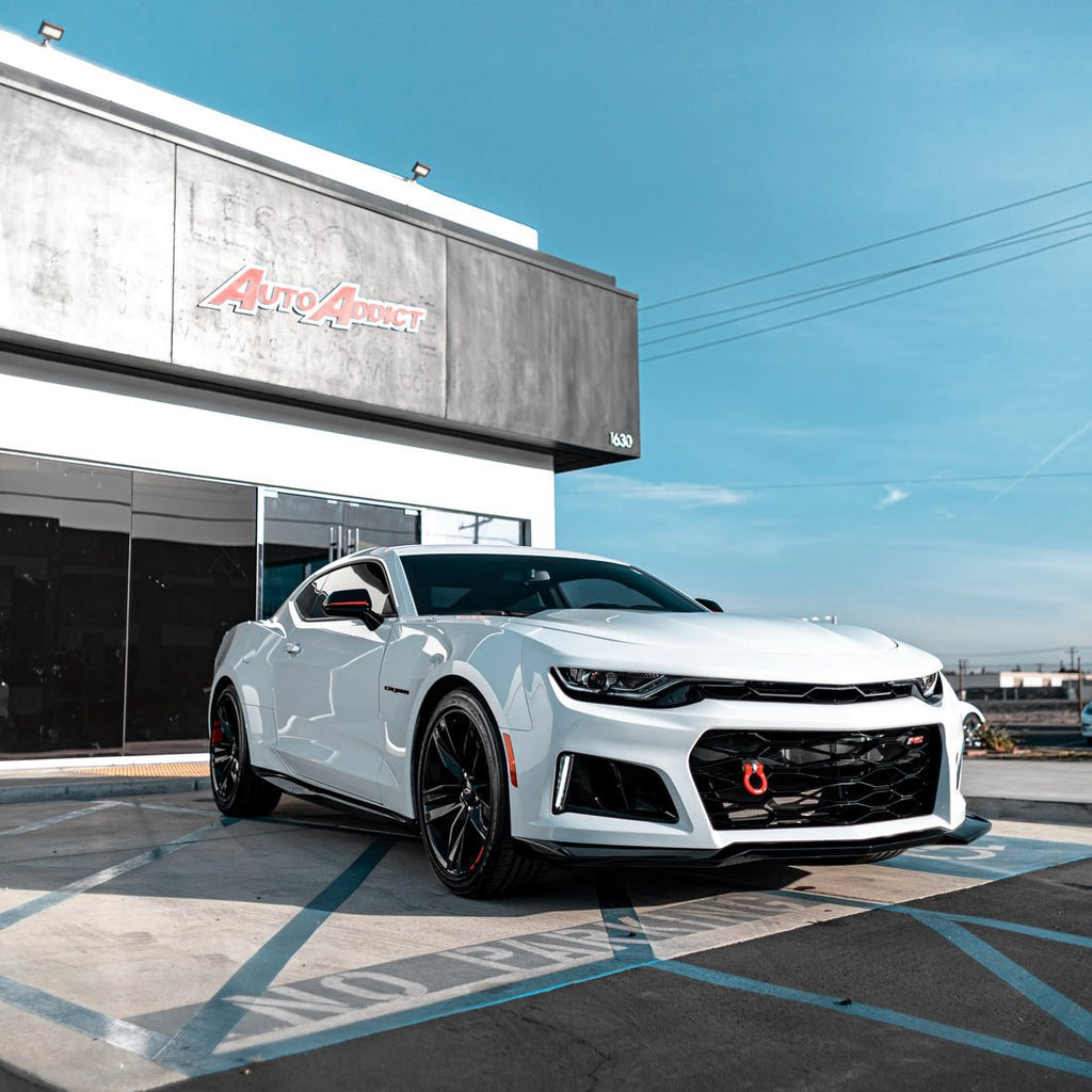 2019-2023 Chevy Camaro ZL1 Front Bumper Conversion 9pcs Full Kit w/ RS Headlights - Black Ops Auto Works