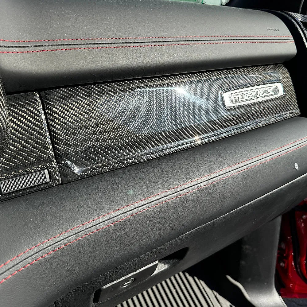 2019+ RAM 1500 / TRX Glovebox Carbon Fiber Panel Cover — Exotic Innovations product image 4