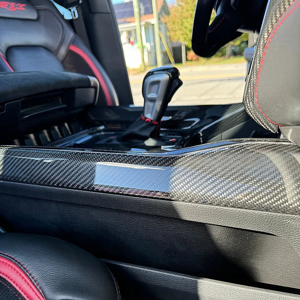 2019+ RAM 1500/ TRX / RHO Carbon Fiber Center Console Side Covers — Exotic Innovations product image 4