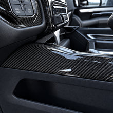 Load image into Gallery viewer, 2019+ RAM 1500/ TRX / RHO Carbon Fiber Center Console Side Covers — Exotic Innovations product image 6