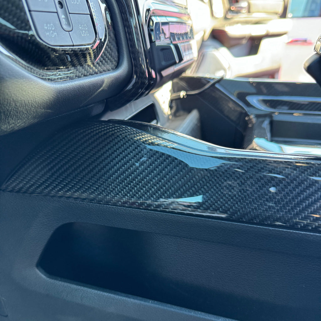 2019+ RAM 1500/ TRX / RHO Carbon Fiber Center Console Side Covers Exotic Innovations
