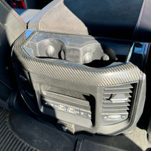 Load image into Gallery viewer, 2019+ RAM 1500/ TRX / RHO Carbon Fiber Cupholder Cover Exotic Innovations