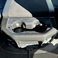 Load image into Gallery viewer, 2019+ RAM 1500/ TRX / RHO Carbon Fiber Cupholder Cover Exotic Innovations