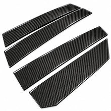 Load image into Gallery viewer, 2019+ RAM 1500 / TRX / RHO Carbon Fiber Exterior Window Pillar Covers — Exotic Innovations product image 4