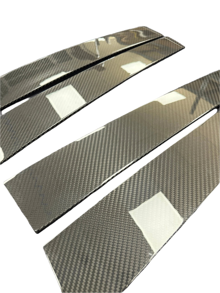 2019+ RAM 1500/ TRX / RHO Carbon Fiber Exterior Widow Pillar Covers Exotic Innovations