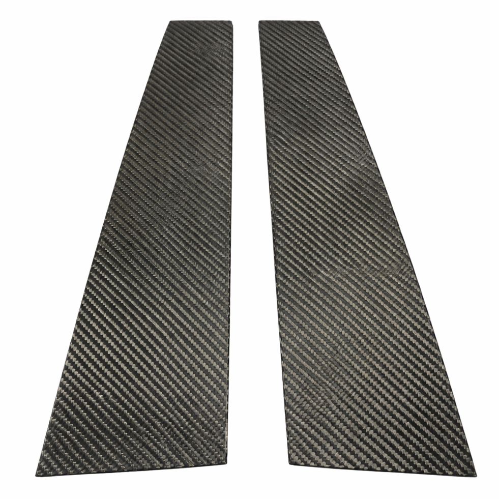 2019+ RAM 1500/ TRX / RHO Carbon Fiber Exterior Widow Pillar Covers Exotic Innovations