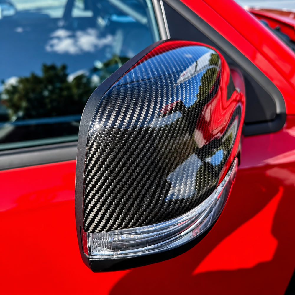 2019+ RAM 1500/ TRX / RHO carbon fiber mirror cap covers — Exotic Innovations product image 4