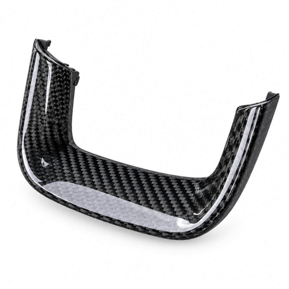 2019+ RAM 1500/ TRX / RHO carbon fiber steering wheel Lower Trim Cap — Exotic Innovations product image 2