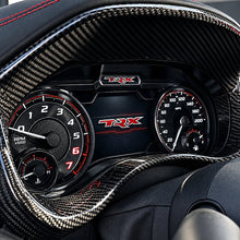 Load image into Gallery viewer, 2019+ RAM 1500/ TRX / RHO Gauge Bezel Carbon Fiber Cover — Exotic Innovations product image 4