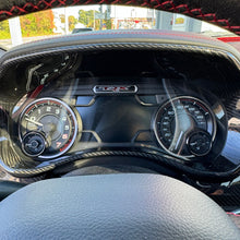 Load image into Gallery viewer, 2019+ RAM 1500/ TRX / RHO Gauge Bezel Carbon Fiber Cover Exotic Innovations