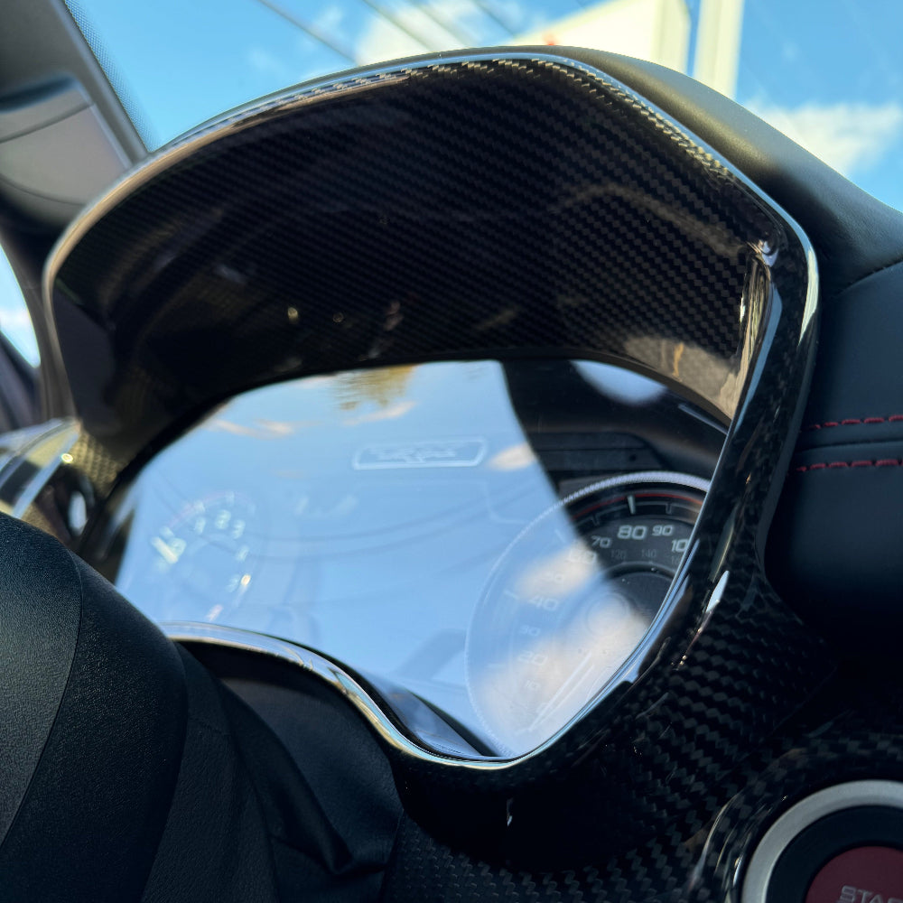2019+ RAM 1500/ TRX / RHO Gauge Bezel Carbon Fiber Cover Exotic Innovations