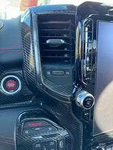 Load image into Gallery viewer, 2019+ RAM 1500/ TRX / RHO Uconnect Radio Carbon Fiber Trim Panels Exotic Innovations