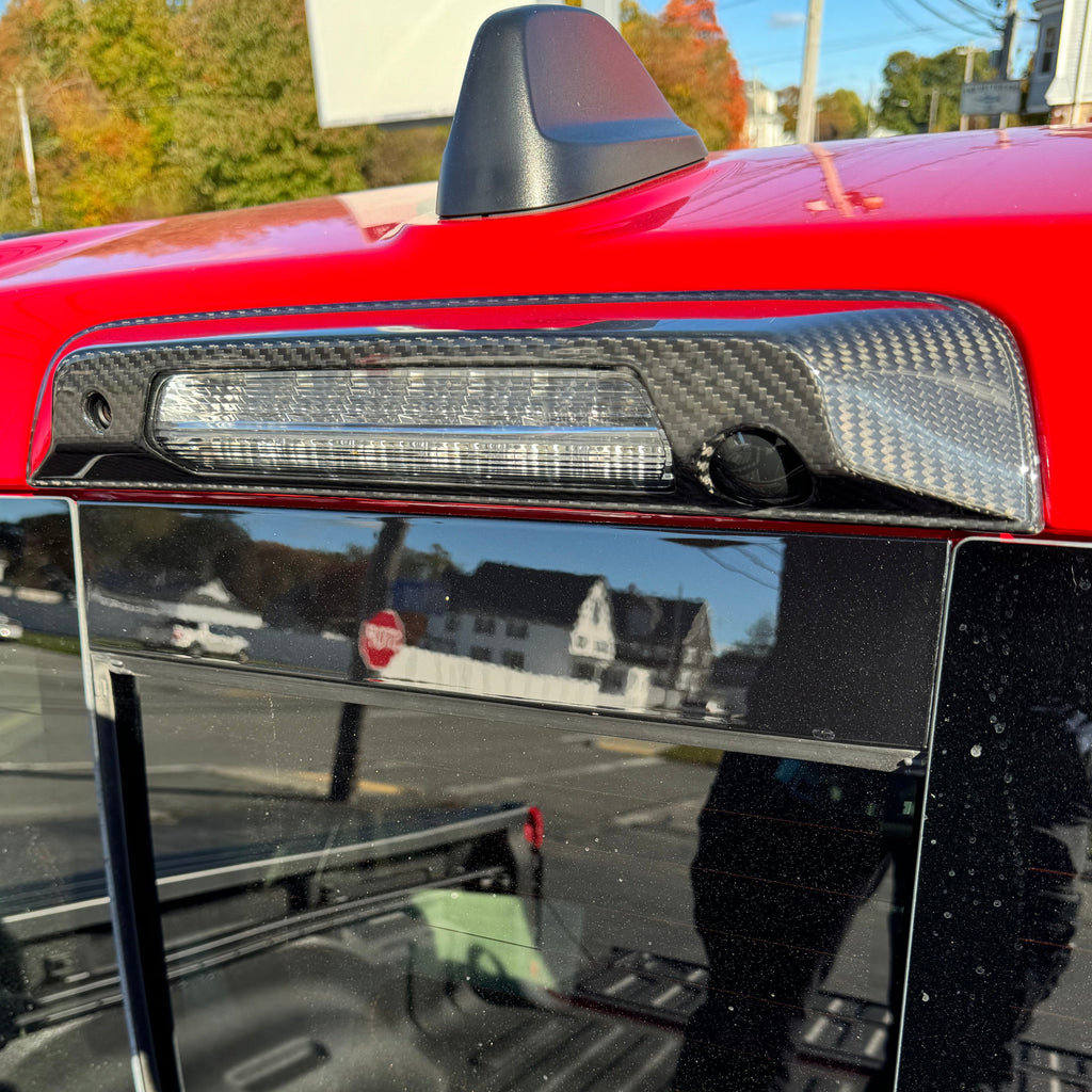 2019+ RAM 1500/ TRX/RHO carbon fiber 3rd brake light cover Exotic Innovations