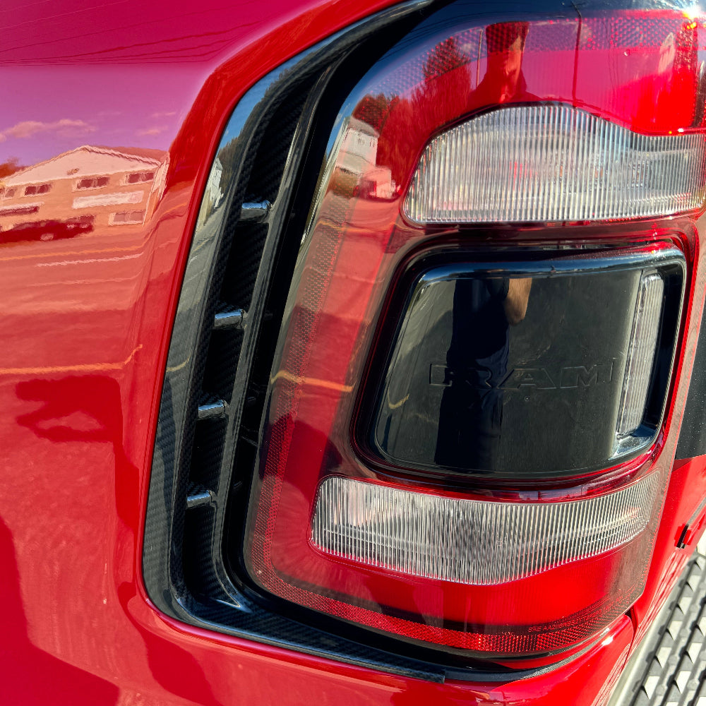 2019+ RAM TRX / RHO Carbon Fiber Taillight Vent Covers! Exotic Innovations