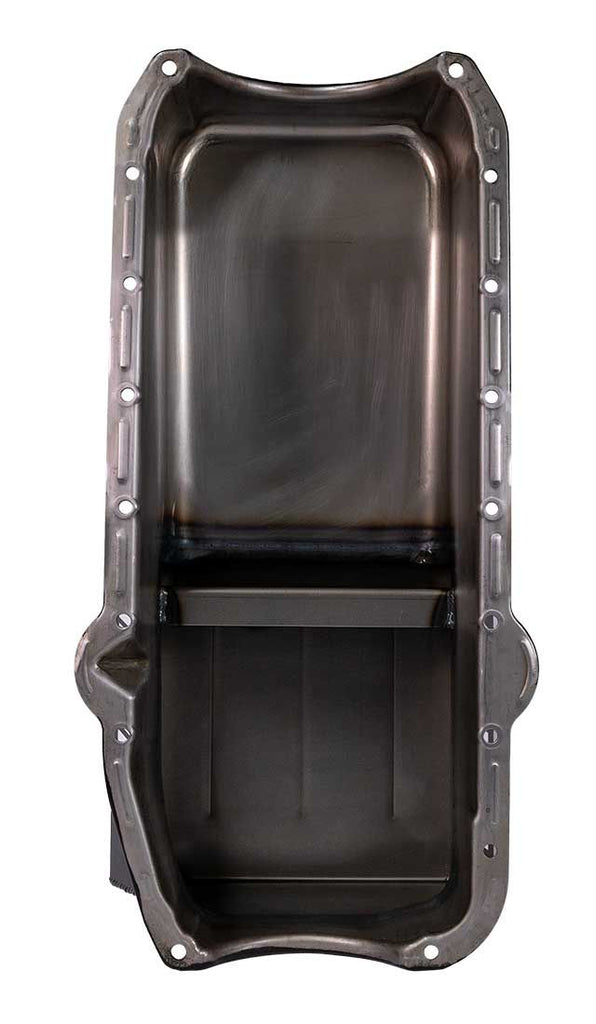 Moroso Pre-80 Chevrolet SBC (w/Driver Side Dipstick) Wet Sump 7qt 8.25in Steel Oil Pan - Black