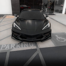 Load image into Gallery viewer, 2020-2024 Corvette C8 Stingray Evo Style Front Lip Gloss Black-Lips &amp; Splitters-Auto Addict-