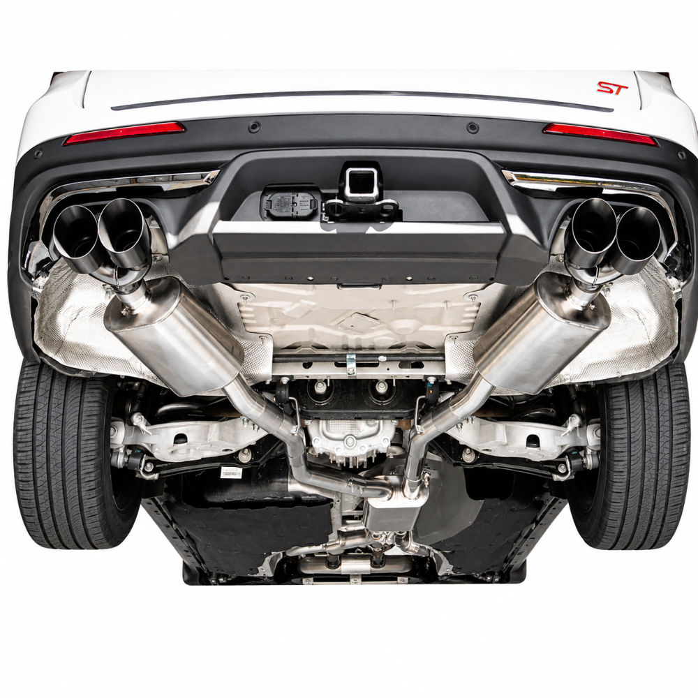 2.5 inch T304 stainless steel exhaust system with mid pipe for 2020-2027 Ford Explorer ST