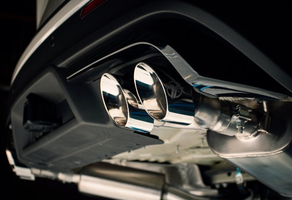 2020+ Explorer ST - 2.5" Mid Pipe Back Exhaust - Polished Tips - Black Ops Auto Works