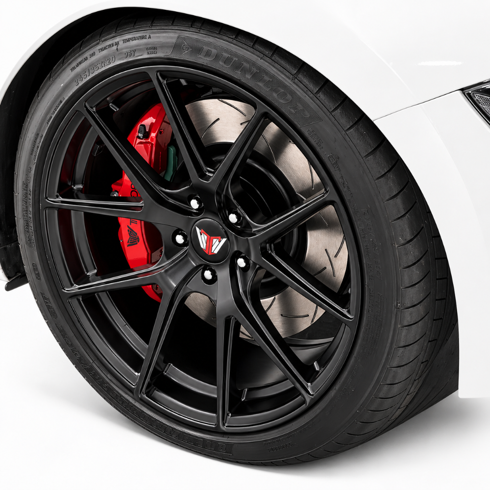 rear slotted brake disc GR Yaris