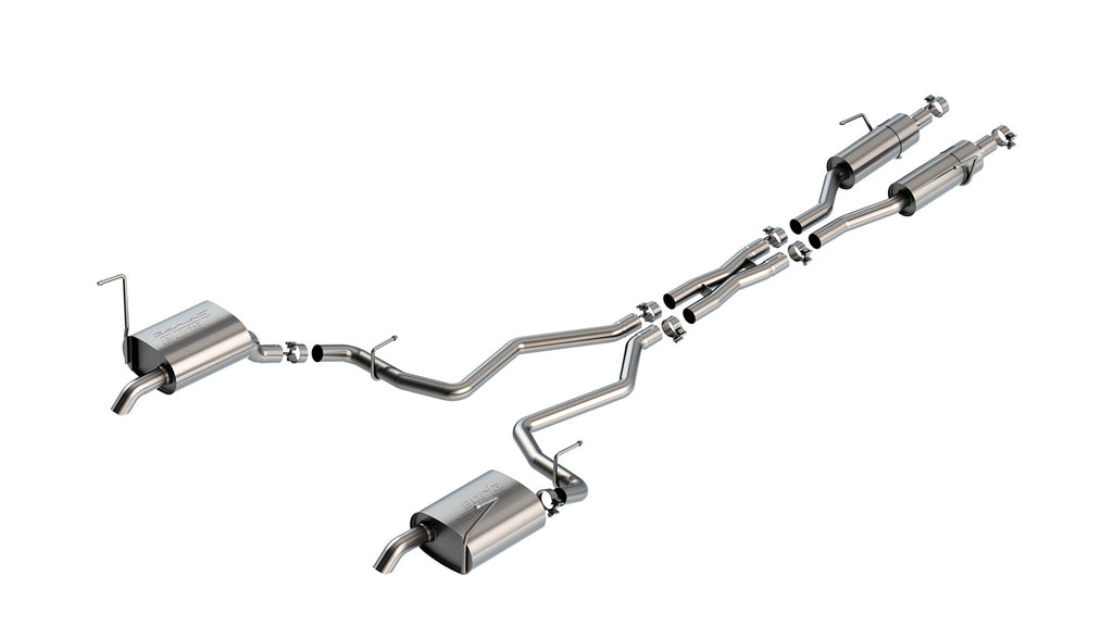 2021-2023 Jeep Grand Cherokee L Cat-Back Exhaust System S-Type # 140906-Borla-BOR140906