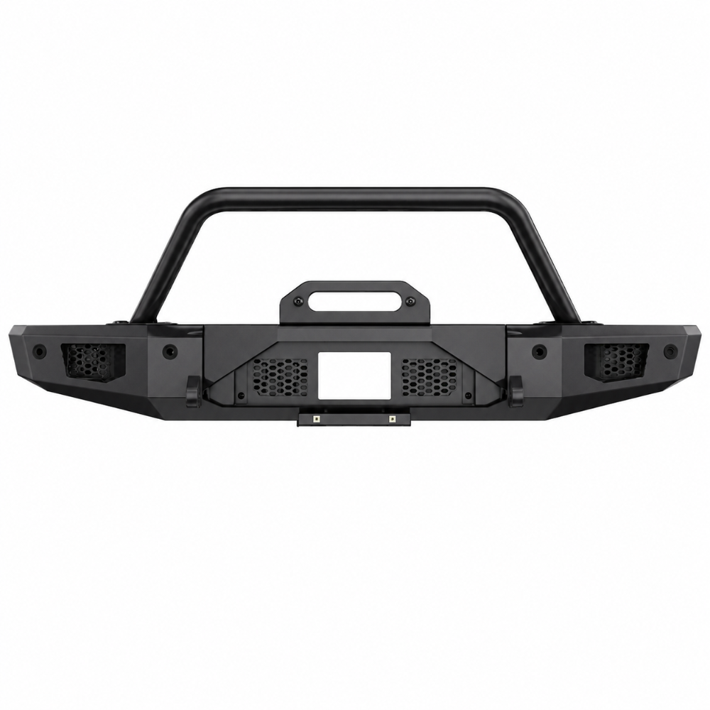 2021-2024 Ford Bronco Body Armor Odyssey front bumper with winch plate and light mounts