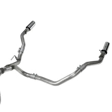Load image into Gallery viewer, Dual-exit stainless steel catback exhaust with polished tips for 2021-2025 Ford F-150 EcoBoost