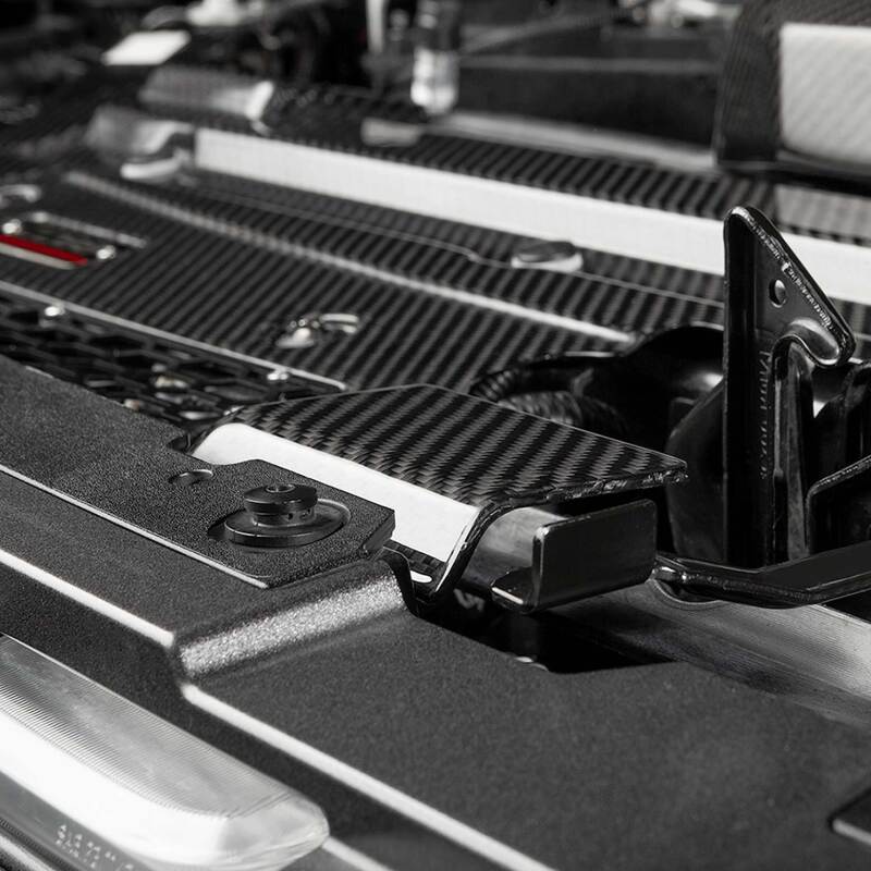 F-150 carbon fiber radiator shroud