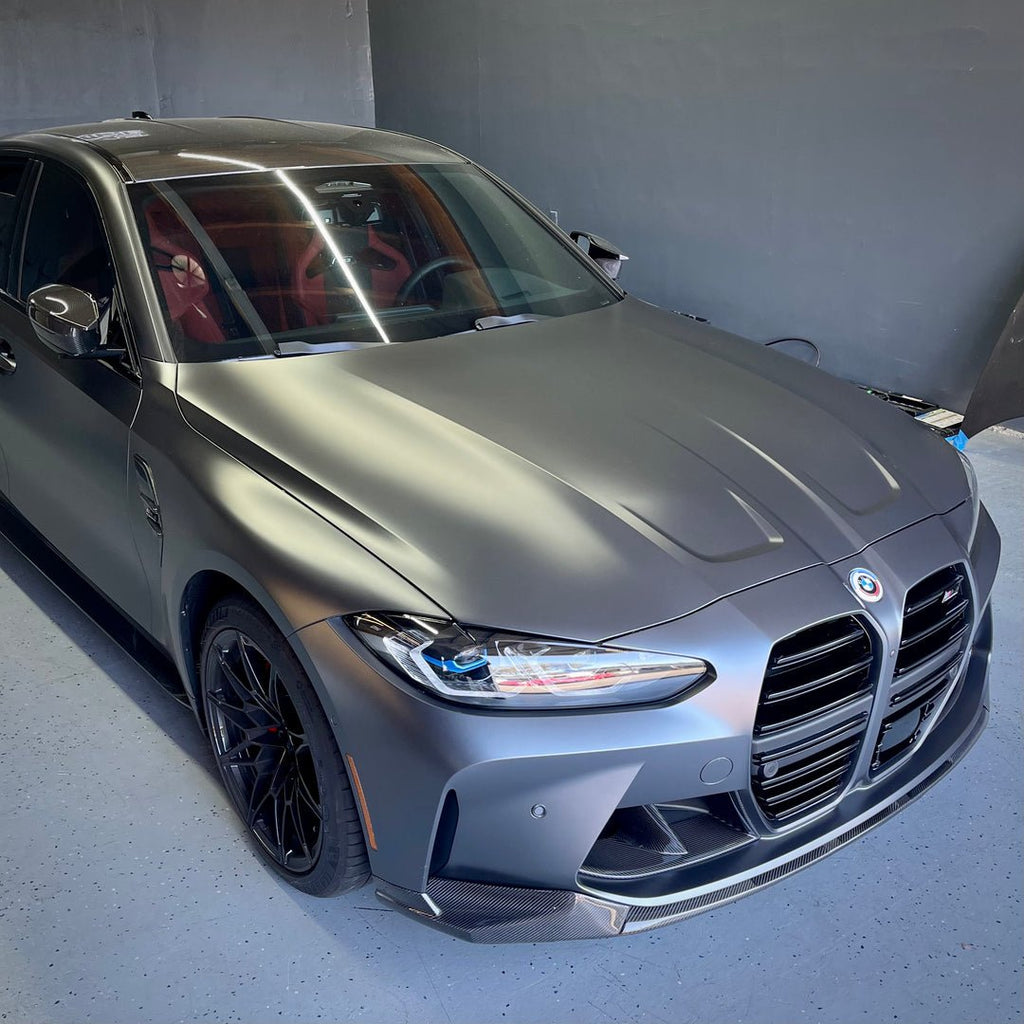 2021-Present BMW M3 M4 M Performance Style Carbon Fiber Front Splitter Lip - Black Ops Auto Works