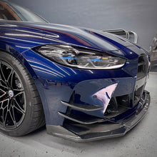 Load image into Gallery viewer, 2021-Present BMW M3 M4 ACS Style Carbon Fiber Front Bumper Canards - Black Ops Auto Works