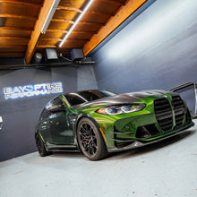 Load image into Gallery viewer, 2021-Present BMW M3 M4 ACS Style Carbon Fiber Front Bumper Canards - Black Ops Auto Works