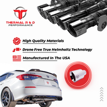Load image into Gallery viewer, Thermal R&amp;D Exhaust 2022+ Honda Civic Si - Front Pipe Back Exhaust w/ Black Coated Tips