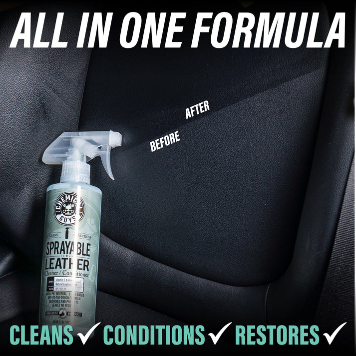 -Chemical Guys Sprayable Leather Cleaner & Conditioner In One - 1 Gallon-Surface Cleaners-Chemical Guys