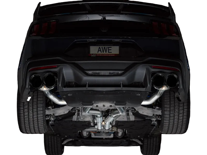 Ford Mustang Dark Horse exhaust system - Mounted