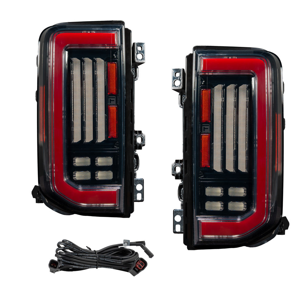 -Form Lighting - 2021-2025 Ford Bronco LED Tail Lights, Red (pair)-Tail Light-Form Lighting