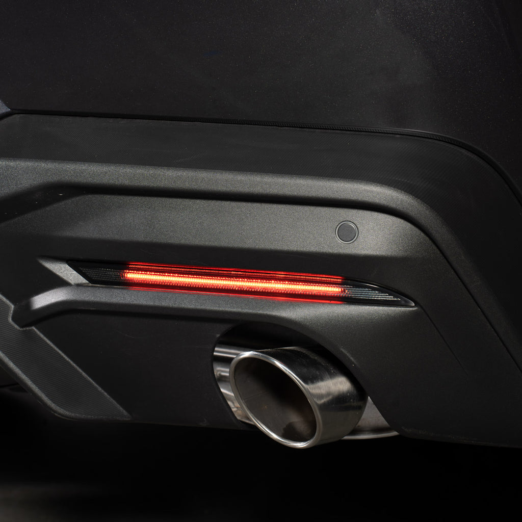 -Form Lighting - 2024 Mustang LED Rear Reflector Smoked (pair)-Side Marker Light Assembly-Form Lighting