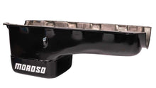 Load image into Gallery viewer, MOROSO 1962-'67 Chevy II, V8 Vega/Monza and 1955-'57 Chevy. Oil Pan, Steel, Black Powder Coat