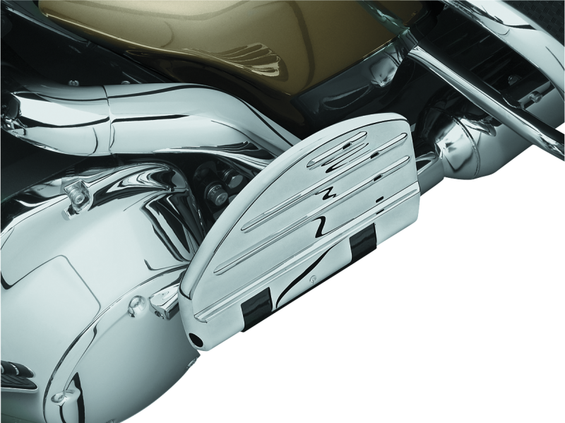 KUR7906-Kuryakyn ISO Passenger Floorboards Chrome-Footpegs-Kuryakyn