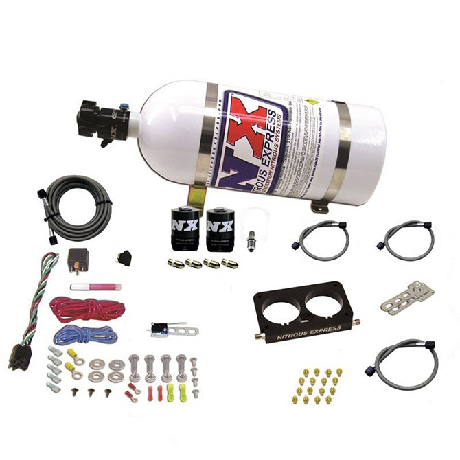 -Nitrous Express 96-04 Ford Mustang Cobra/Mach 1 4 Valve (Stock TB) Nitrous Kit (50-300HP) w/o Bottle-Nitrous Systems-Nitrous Express
