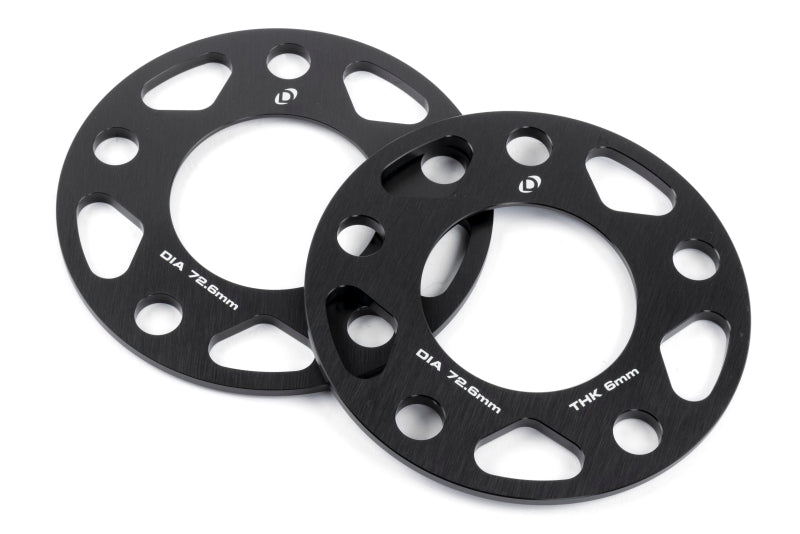 Dinan D210-2036 6mm Wheel Spacers - 5x120, 72.6mm Center Bore, Pair - image 1