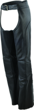 Load image into Gallery viewer, RIV094449-River Road Sierra Leather Chaps Black Womens - Small-Pants-River Road