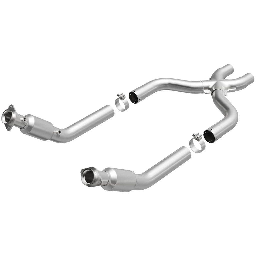 -MagnaFlow 13-14 Ford Mustang 5.8L OEM Underbody Direct Fit EPA Compliant Catalytic Converter-Catalytic Converter Direct Fit-Magnaflow