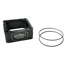 Load image into Gallery viewer, WCFWCF100338-BLKANO-Wehrli 98.5-07 Dodge 5.9L Cummins Billet Intake Spacer Kit - Black Anodized &amp; Engraved Finish-Block Off Plates-Wehrli