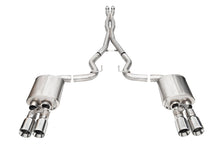 Load image into Gallery viewer, COR21260BLK-Corsa 2024+ Ford Mustang V8 5.0L 3in Cat-Back Exhaust System w/ Twin 4in Black Straight Tips-Catback-CORSA Performance