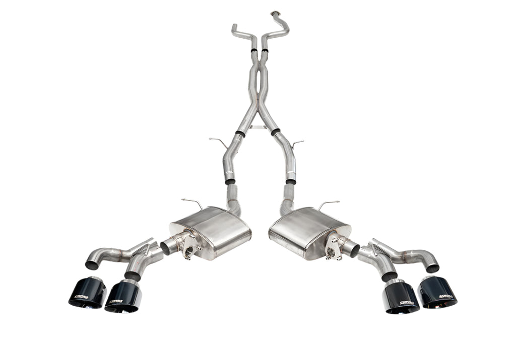 -Corsa Xtreme Valved / 3.0 in Cat-Back 4.5 in Slash Tips | 2022+ Cadillac CT5-V Blackwing-Catback-CORSA Performance