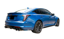 Load image into Gallery viewer, Sport Valved / 3.0 in Axle-Back 4.5 in Carbon Fiber Twin Tips | 2022+ Cadillac CT5-V Blackwing (21322CF)
