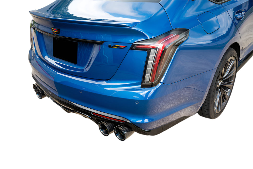 Cadillac CT5-V Blackwing
3.0 in Valved Axle-Back Carbon Fiber Quad 4.5" Tips