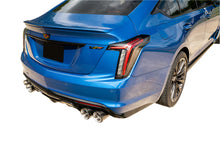 Load image into Gallery viewer, Sport Valved / 3.0 in Axle-Back 4.5 in Carbon Fiber Twin Tips | 2022+ Cadillac CT5-V Blackwing (21322CF)
